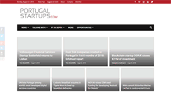Desktop Screenshot of portugalstartups.com